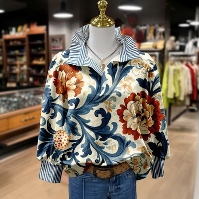 Arielle™ | Artistic Floral Blouse