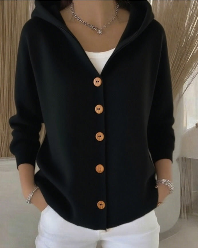 Sofia™ | Elegant Long-Sleeve Knit Cardigan